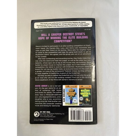 The Endermen Invasion: An Unofficial Gamers Adventure Book Three By Winter Morga - Picture 2 of 7